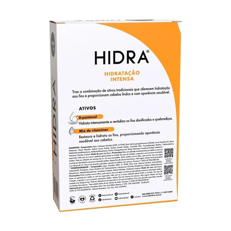 Kit Hidratação Intensa com Hidra D-Pantenol