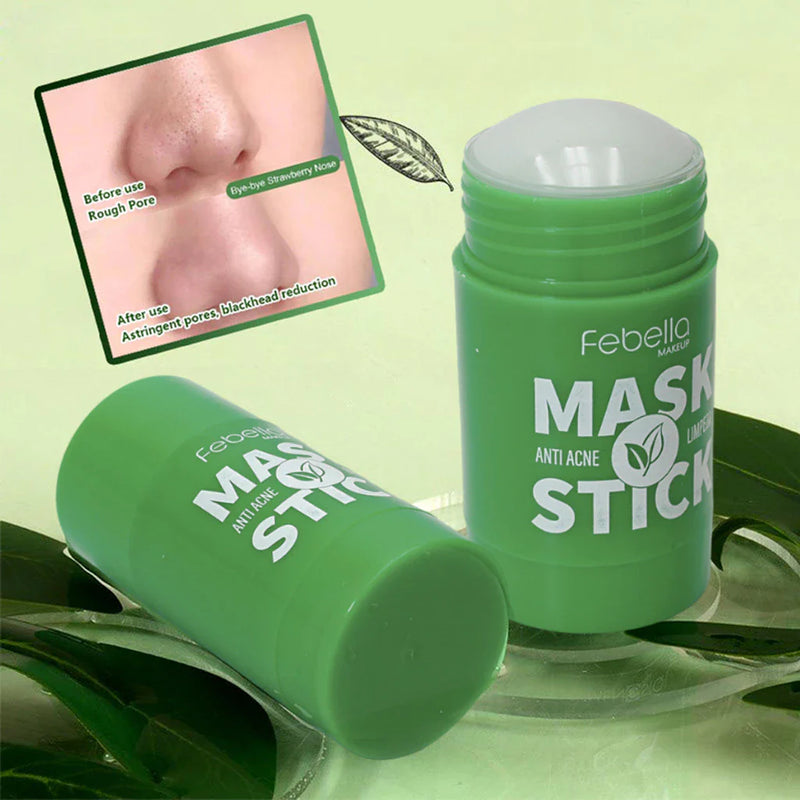 Máscara Stick Chá Verde Anti-Cravo e Acne Hidratante Facial